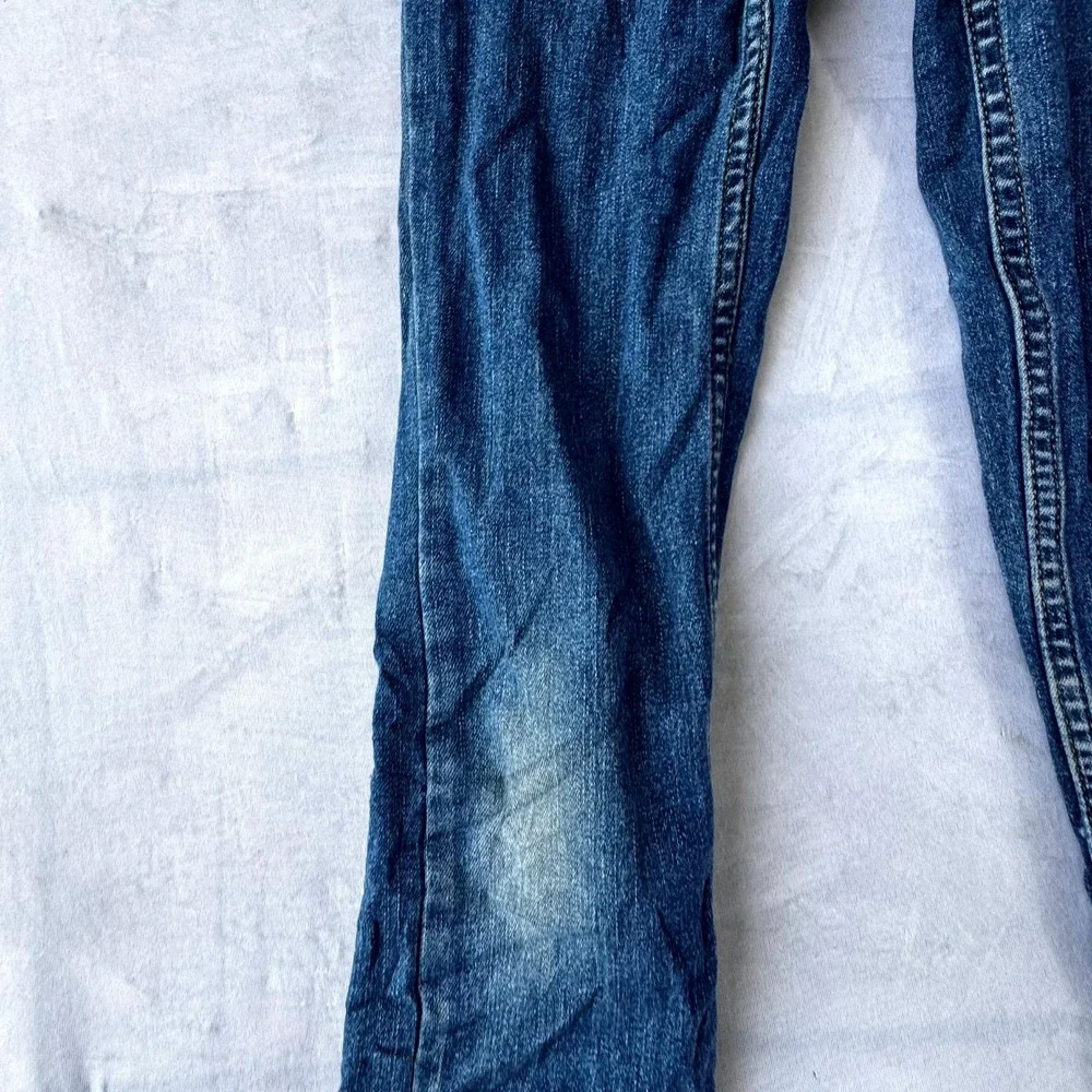 Cat & Jack Straight Jeans Boys 8 Blue Denim Medium Wash Super Stretch Streetwear